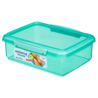 Sistema Coloured Lunch Matboks m. 1 rom, 2L - Teal