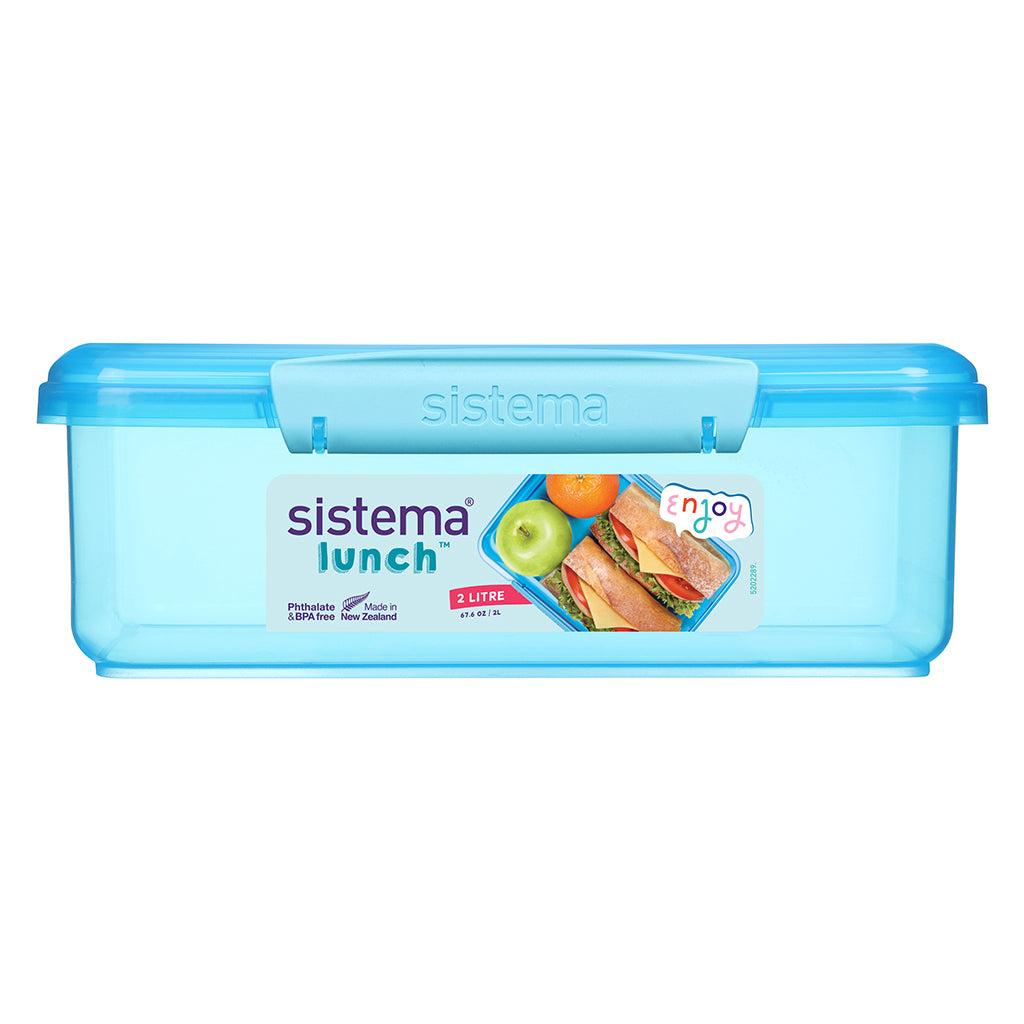 Sistema Coloured Lunch Matboks m. 1 rom, 2L - Blue
