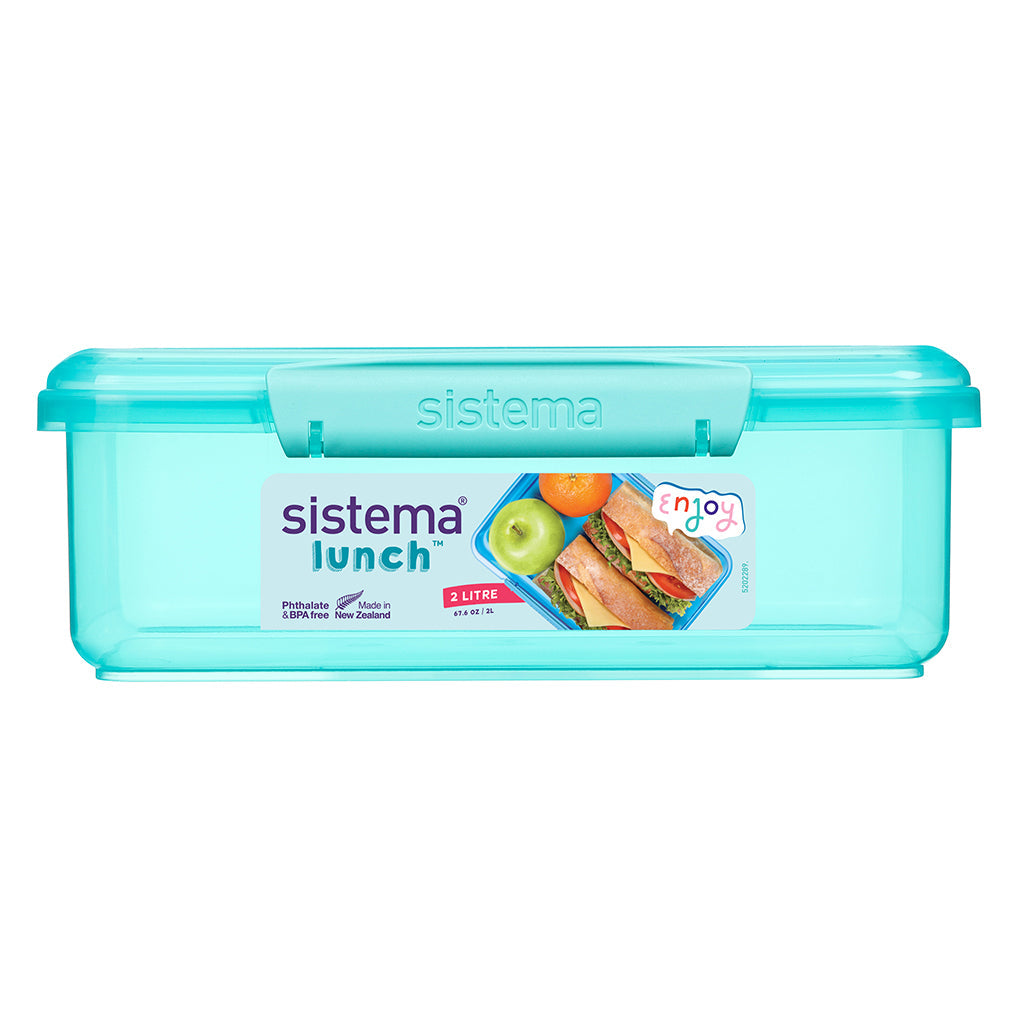 Sistema Coloured Lunch Matboks m. 1 rom, 2L - Teal