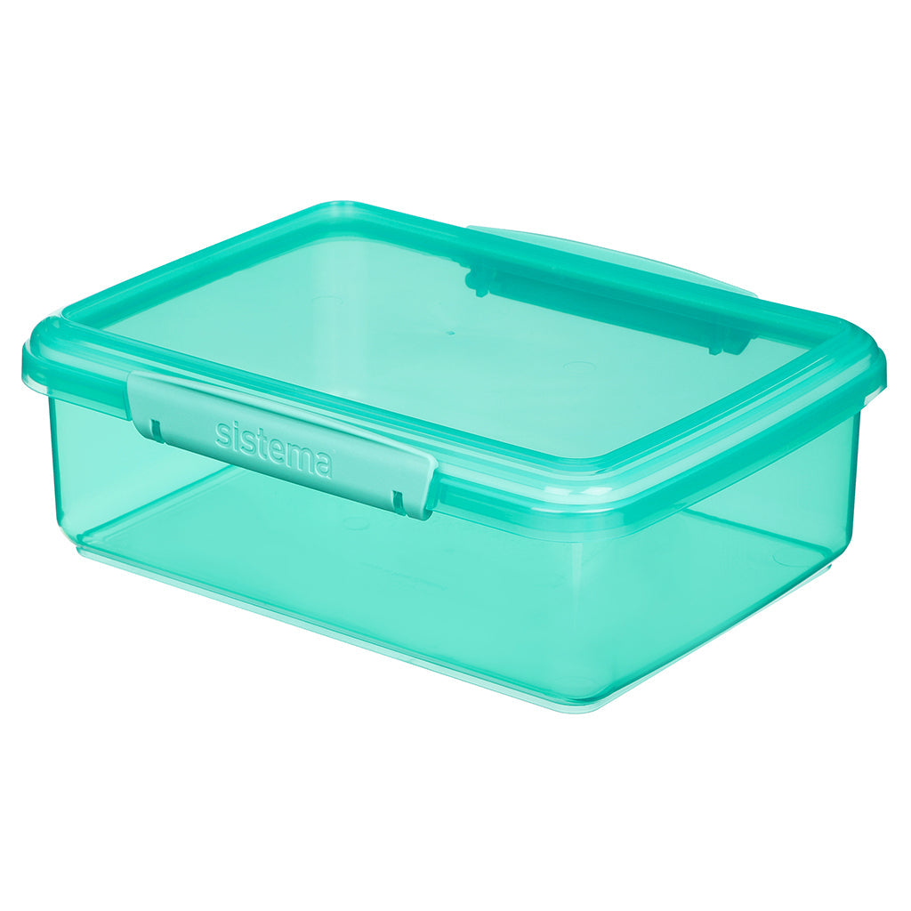 Sistema Coloured Lunch Matboks m. 1 rom, 2L - Teal