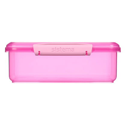 Sistema Coloured Lunch Matboks m. 1 rom, 2L - Pink