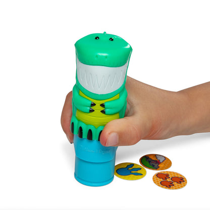 Melissa &amp; Doug Wow! Aktivitetsblokk, Stempel-selv klistremerker - Dinosaur