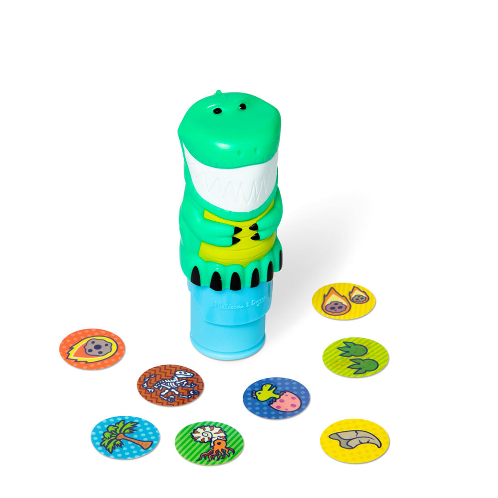 Melissa &amp; Doug Wow! Aktivitetsblokk, Stempel-selv klistremerker - Dinosaur