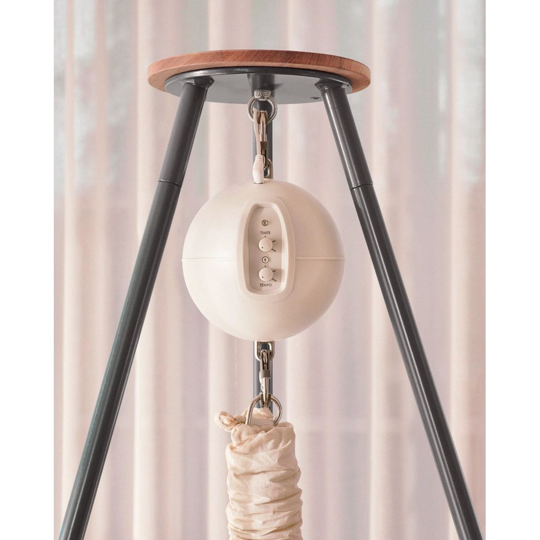 Moonboon Classic Bundle, Slyngevugge, med motor og stativ – Nature