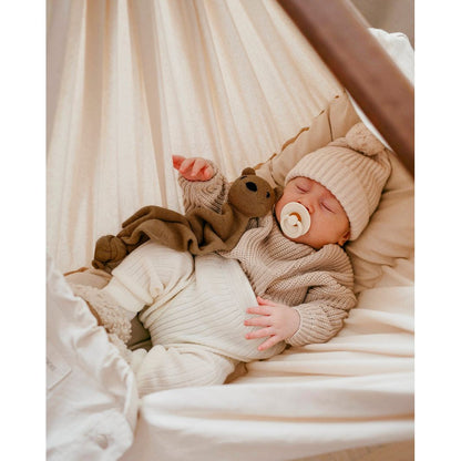 Moonboon Classic Bundle, Slyngevugge, med motor og stativ – Nature