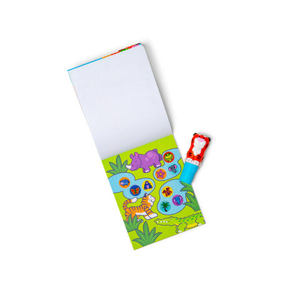 Melissa &amp; Doug Wow! Activity pad, Stempel-selv klistremerker - Tiger