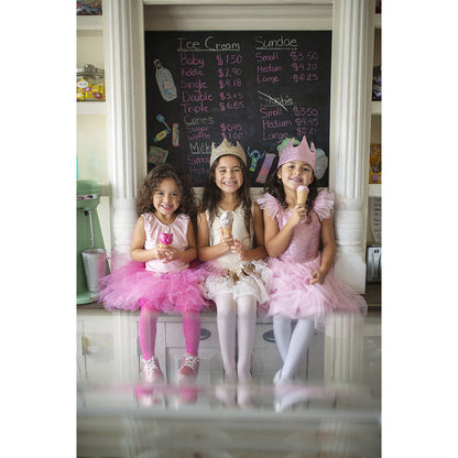 Great Pretenders utkledningstøy, Pink Twirl-kjole  - Str. 4-6 år