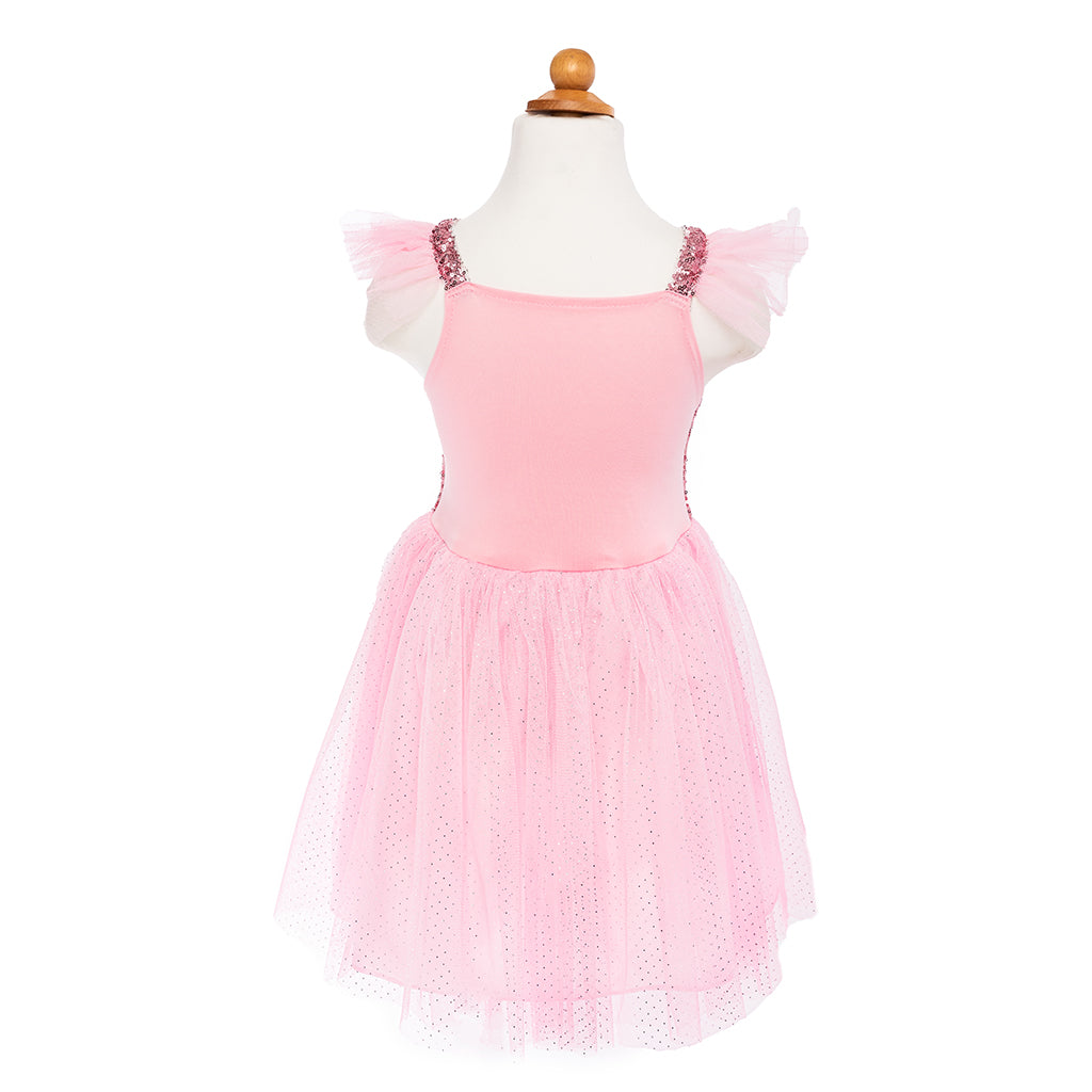 Great Pretenders utkledningstøy, Pink Twirl-kjole  - Str. 4-6 år