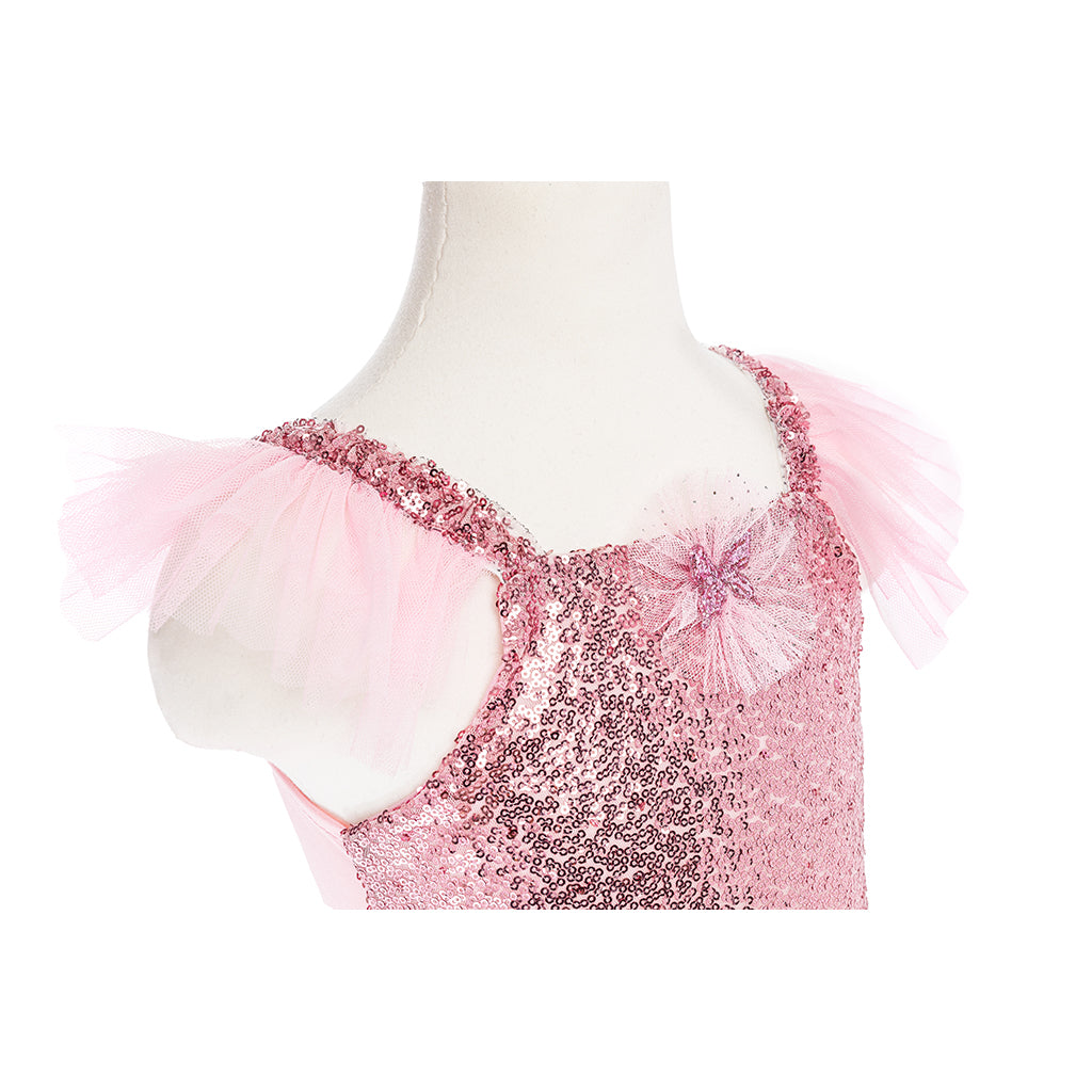 Great Pretenders utkledningstøy, Pink Twirl-kjole  - Str. 4-6 år