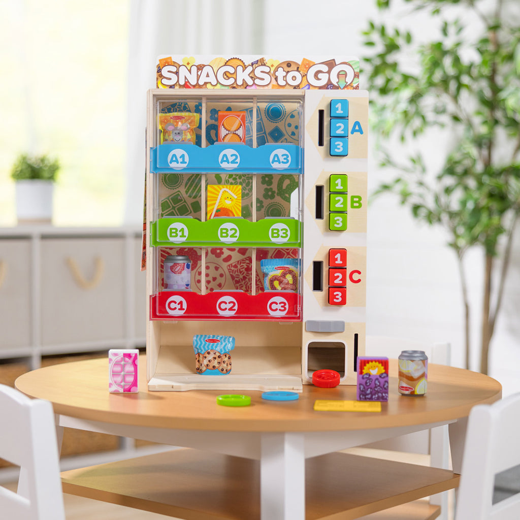 Melissa &amp; Doug Lekemat, Snackautomat - 16 deler