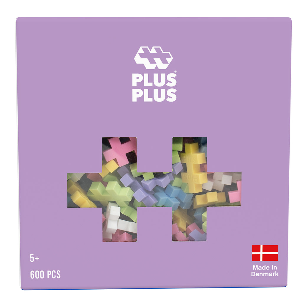 Plus-Plus pastellfargemiks, 600 stk.