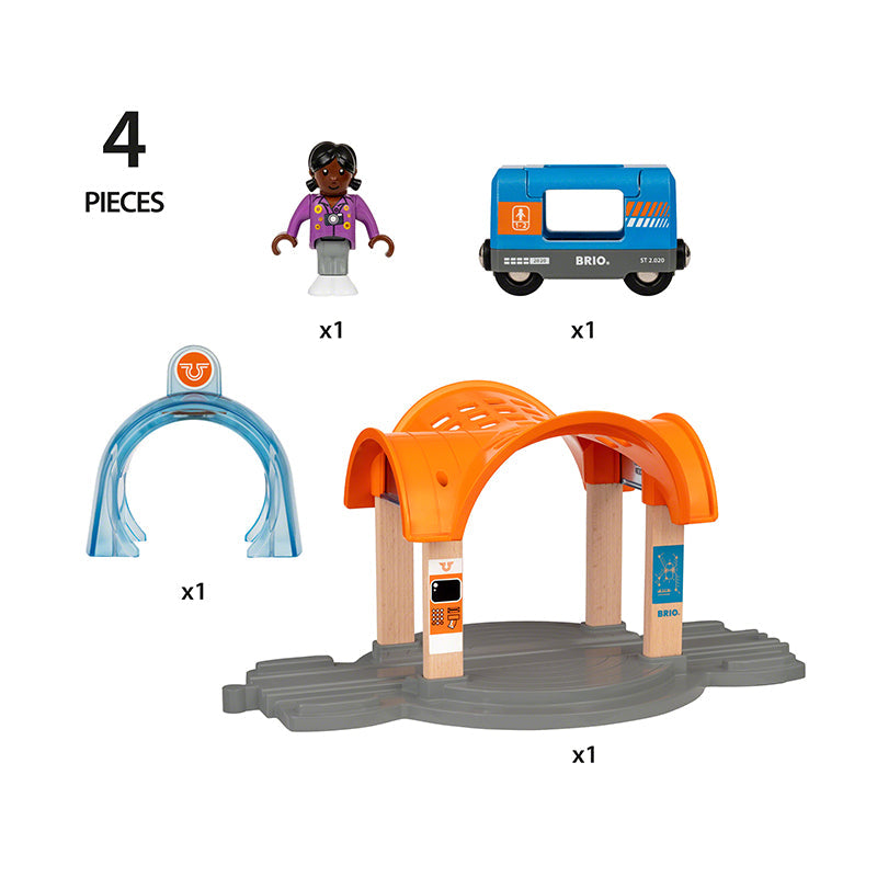 Brio Smart Tech lyd action tunnelstasjon
