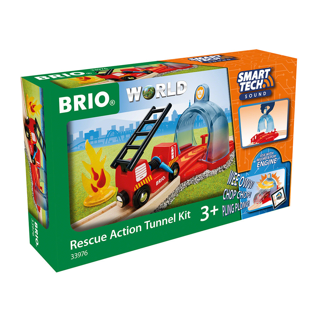 Brio Smart Tech Sound rednings action tunnel-sett