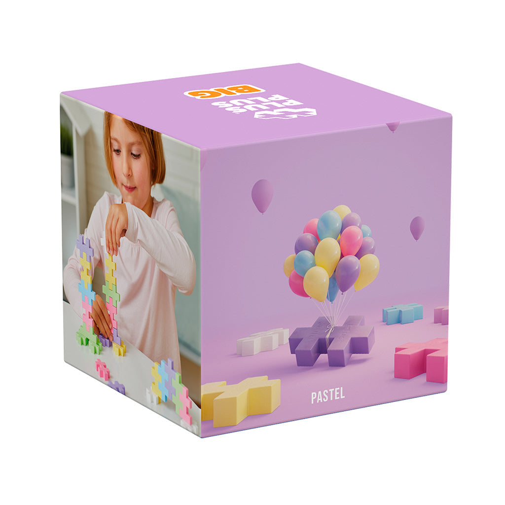 Plus-Plus BIG pastellfargemiks, 100 stk.