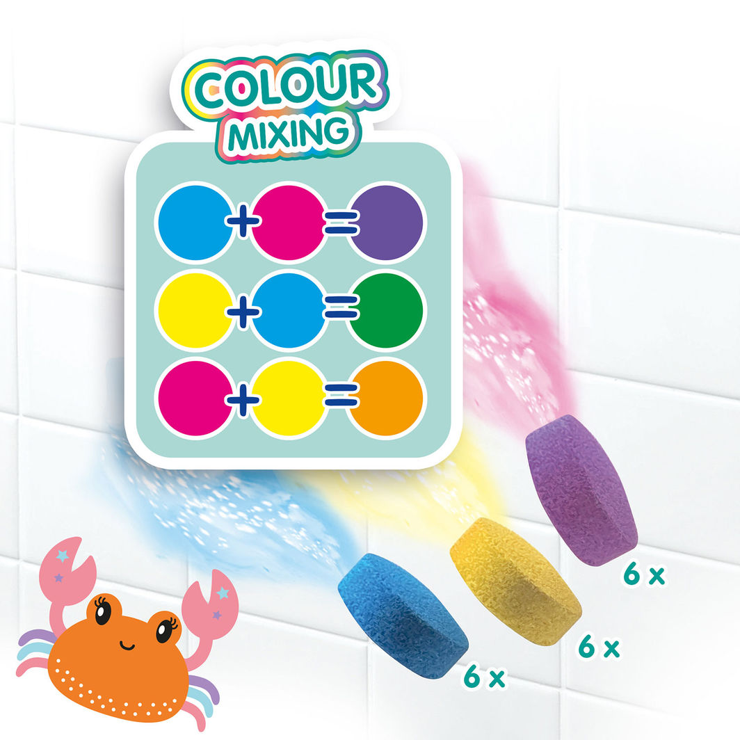 SES Creative Badeleke, Krabbe med badefarger