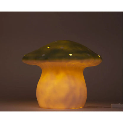 Sopp-lampe, stor paddehatt - Almond