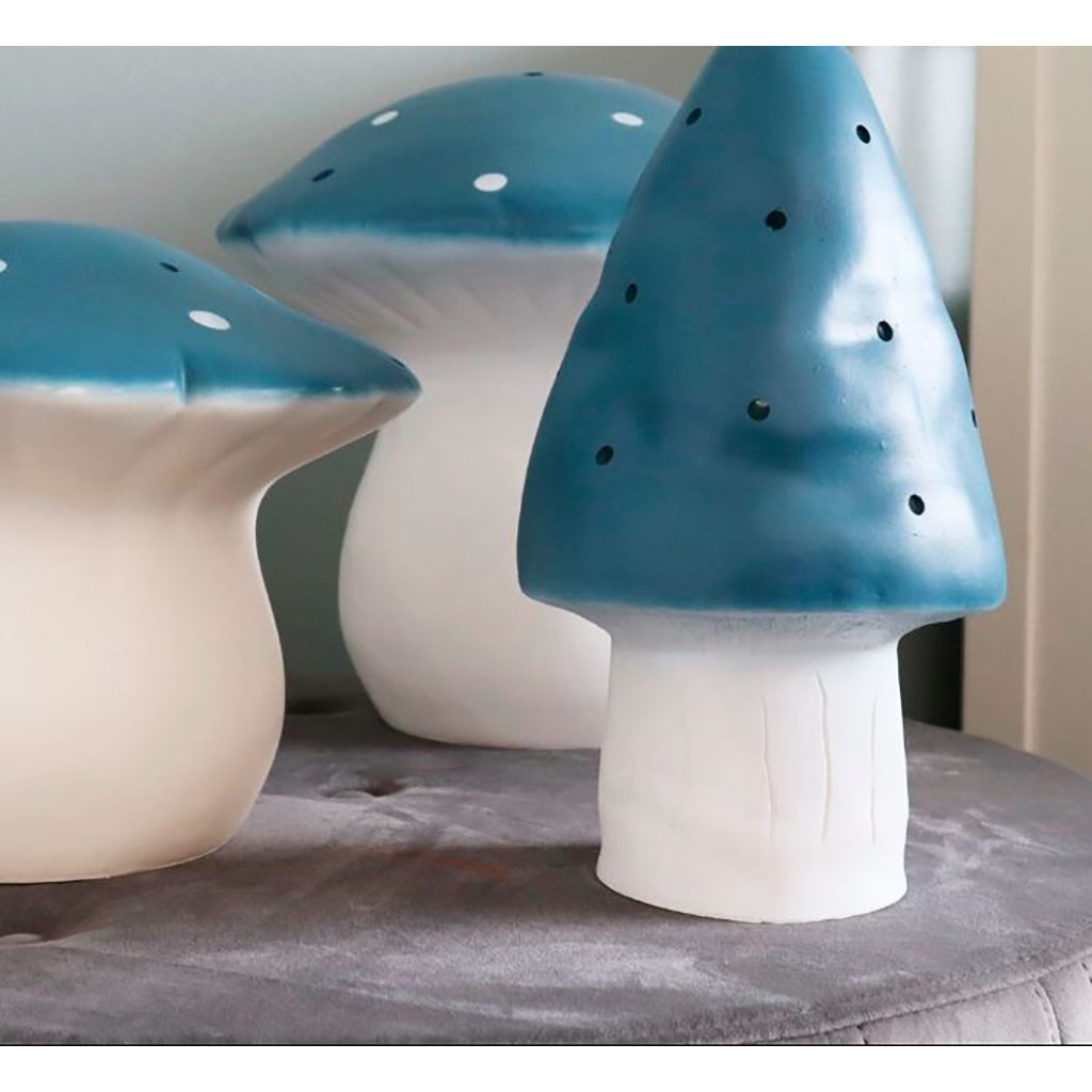 Sopp-lampe, stor paddehatt - Jeans