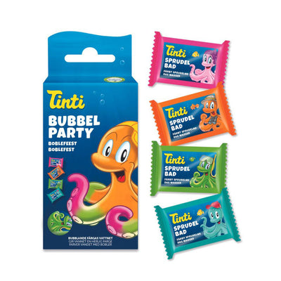 Tinti Små badebomber - pakke med 4 stk.