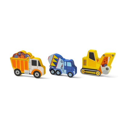 Melissa &amp; Doug Puslespill i tre med store brikker, Kjøretøy - 6 brikker