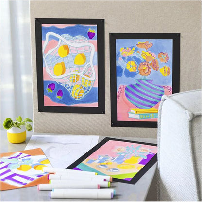 Illustration Marker, dobbel, strek 1 + 8 mm, 24 stk. - Pastellfarger, standardfarger