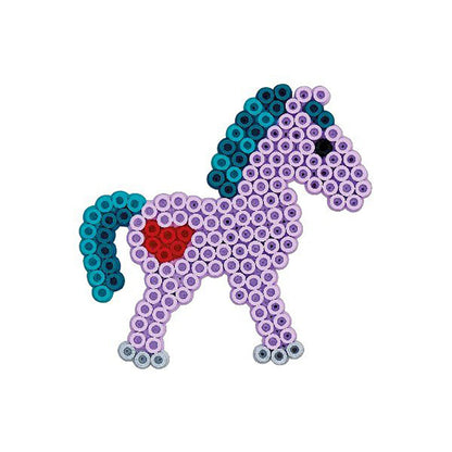 Hama Midi gruppepakke, 4 perleplater + 3000 perler - prinsesse og hest
