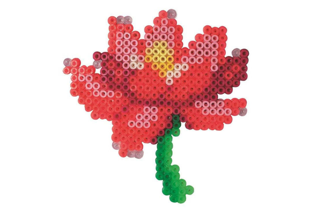 Hama perleplatesett, 2000 miniperler, blomster