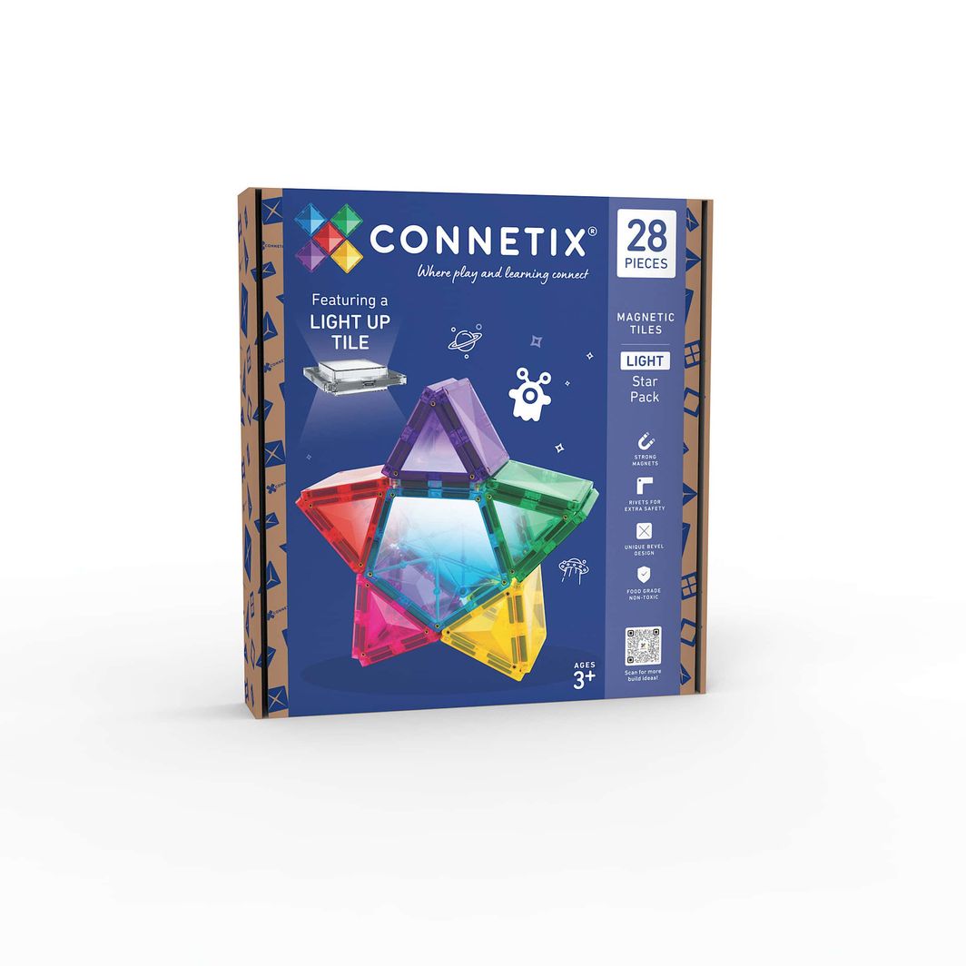 CONNETIX Connetix Light Star Pack - magnetssett - 28 deler