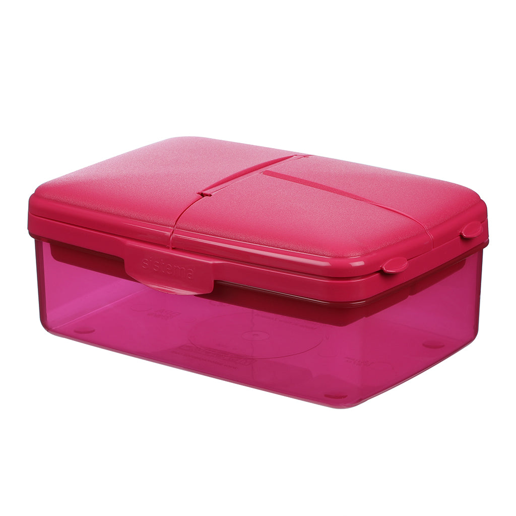 Sistema Ribbon Lunch matboks, 1.1 L - Rosa