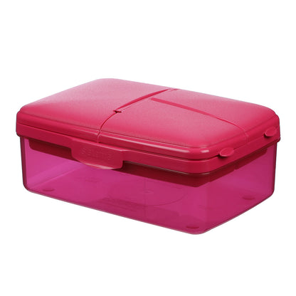 Sistema Ribbon Lunch matboks, 1.1 L - Rosa