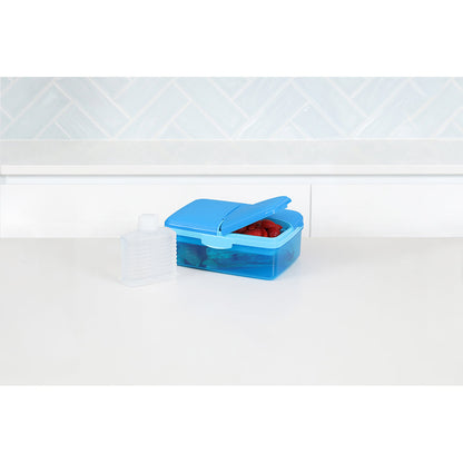 Sistema matboks og drikkeflaske, Slimline Quaddie 1.5 L - Blue