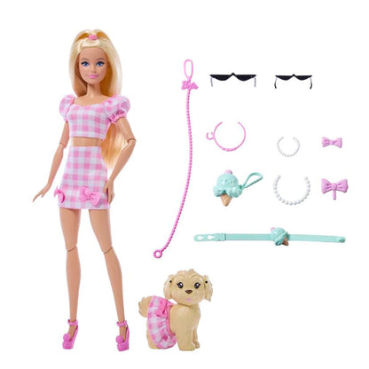 Barbie dukke og hund, Barbie Twinning Looks Blonde Bows