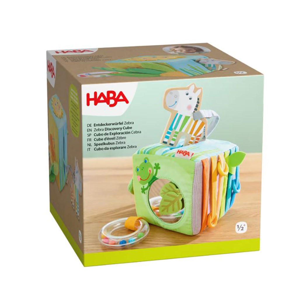 Haba aktivitetskube, Zebra
