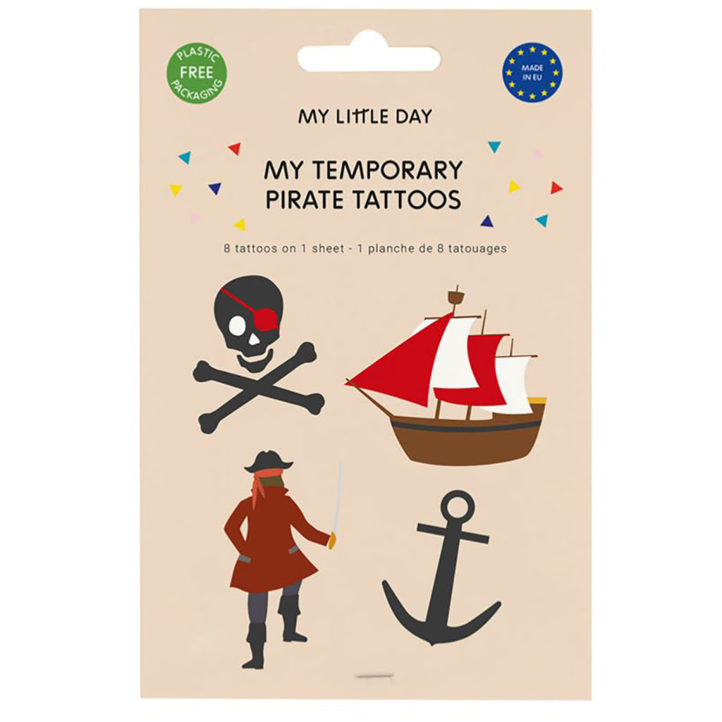 My Little Day Pirat Tatoveringer, 12 stk