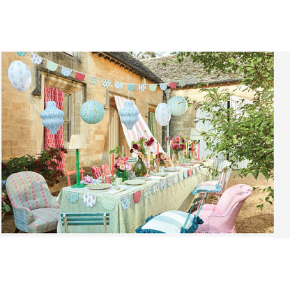 Meri Meri lanterne i rispapir, Molly Mahon, 3-pakning - UTEN LYSKILDE