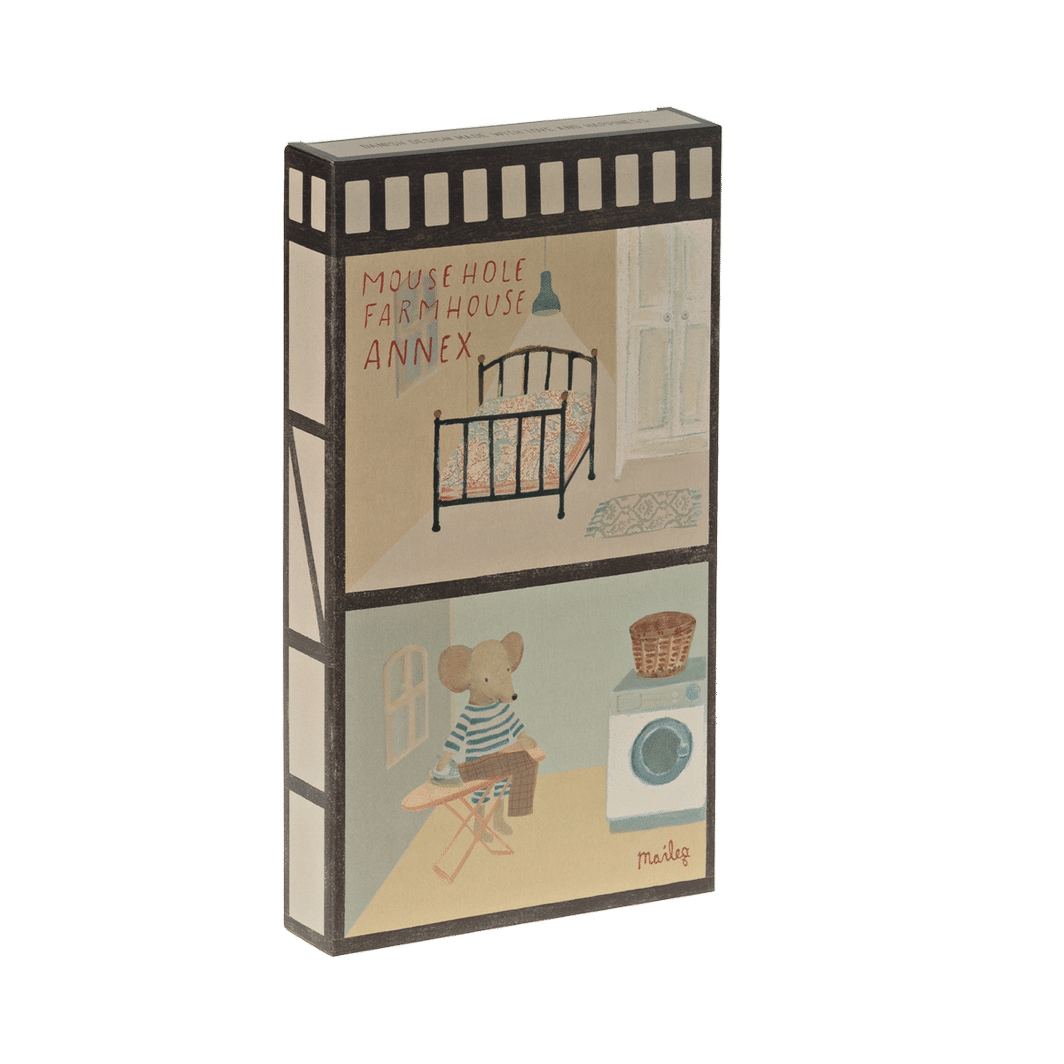 Maileg Dukkehus til mus, Mouse Hole, Bondehus - tilbygg