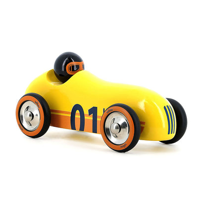Vilac Vintage Racerbil Old Sport gul thumbnail