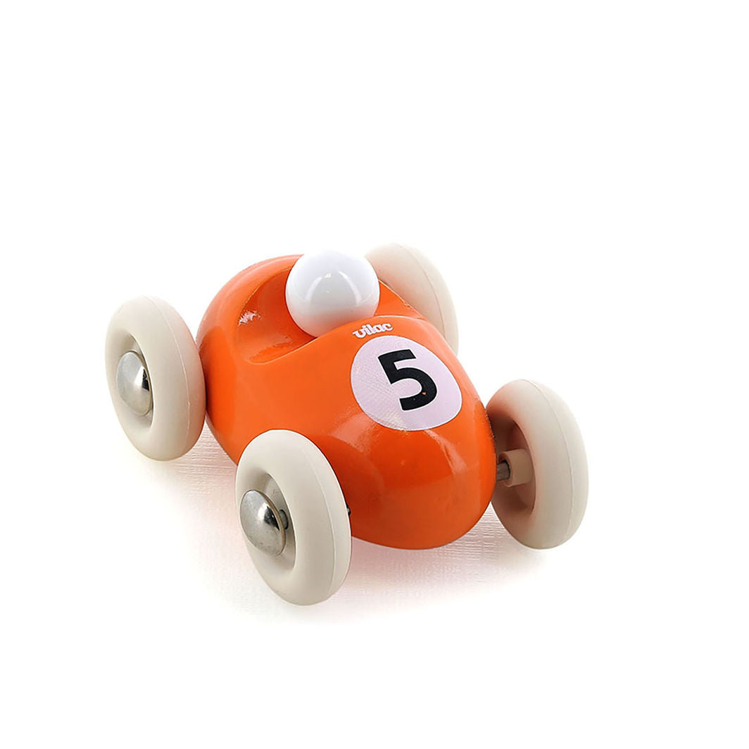 Vilac Vintage Mini Racerbil, nr 5 - Oransje