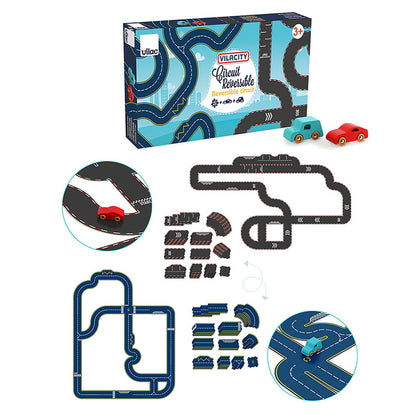 Vilac Vilacity vendbar racerbane, 42 deler