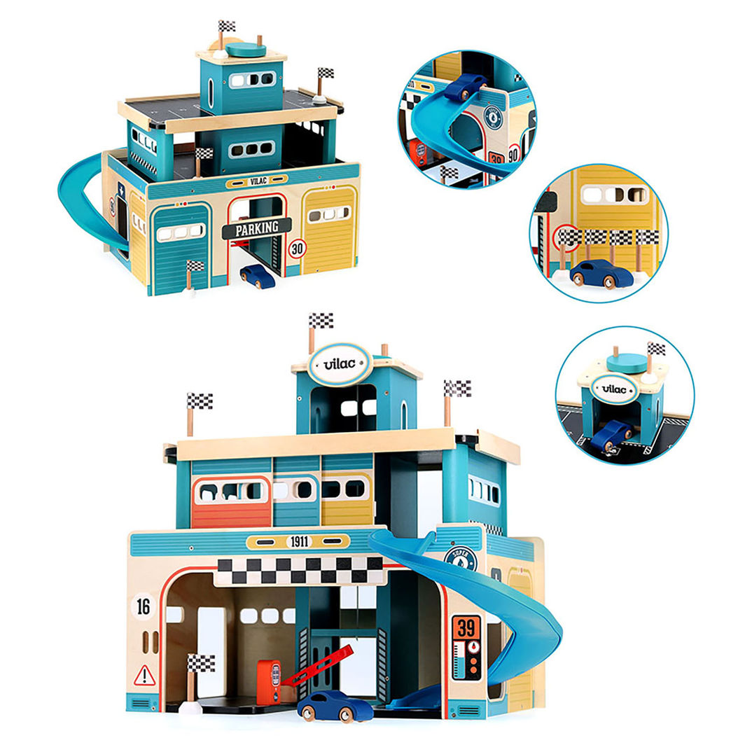 Vilac Vilacity Vintage parkeringshus