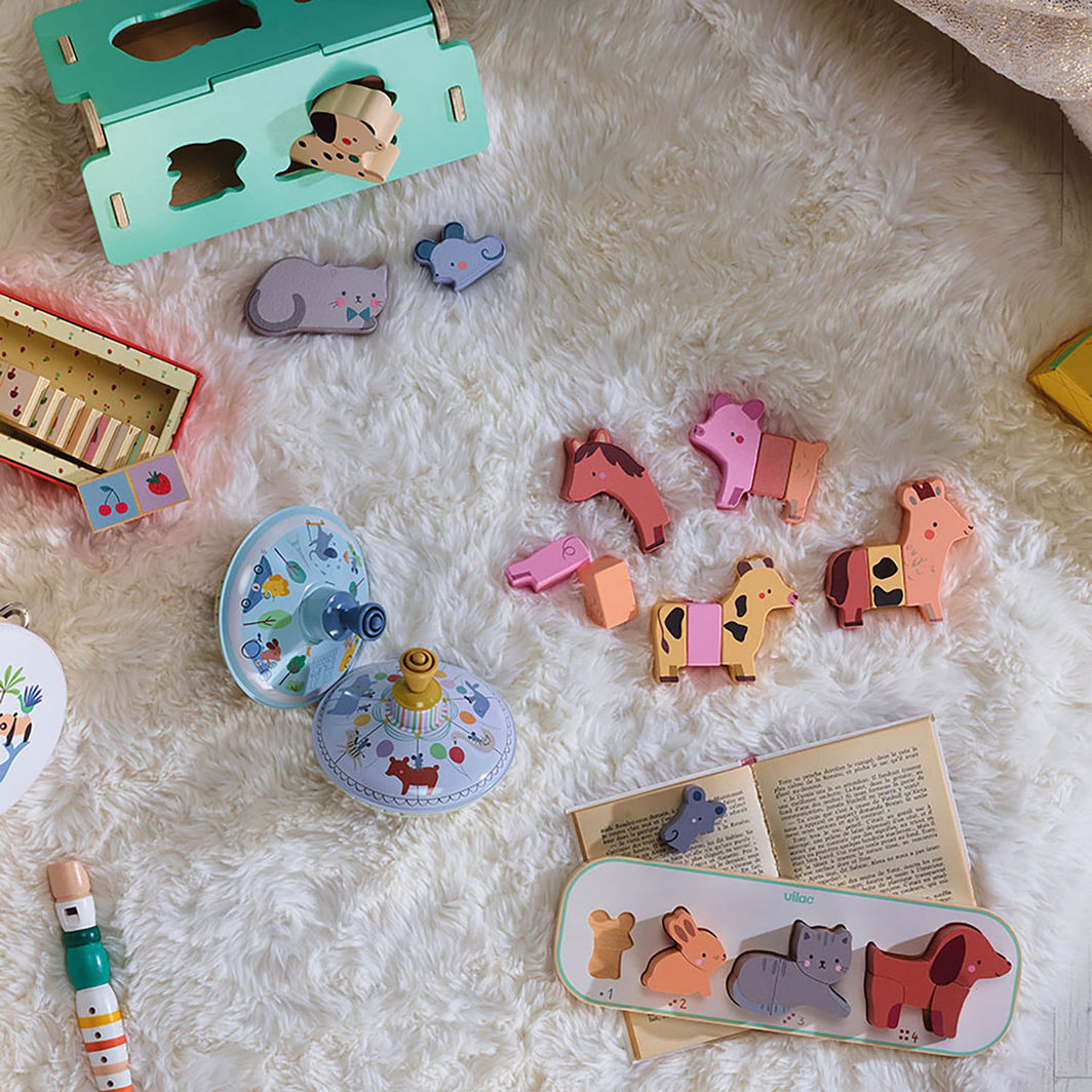 Vilac Magnetiske dyr, 12 deler