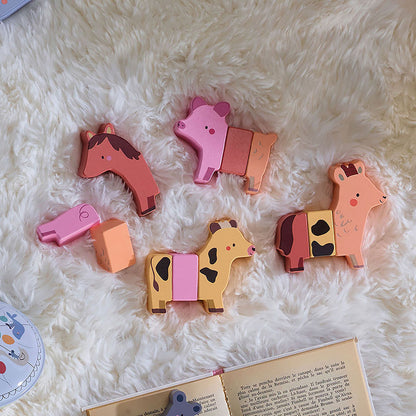 Vilac Magnetiske dyr, 12 deler