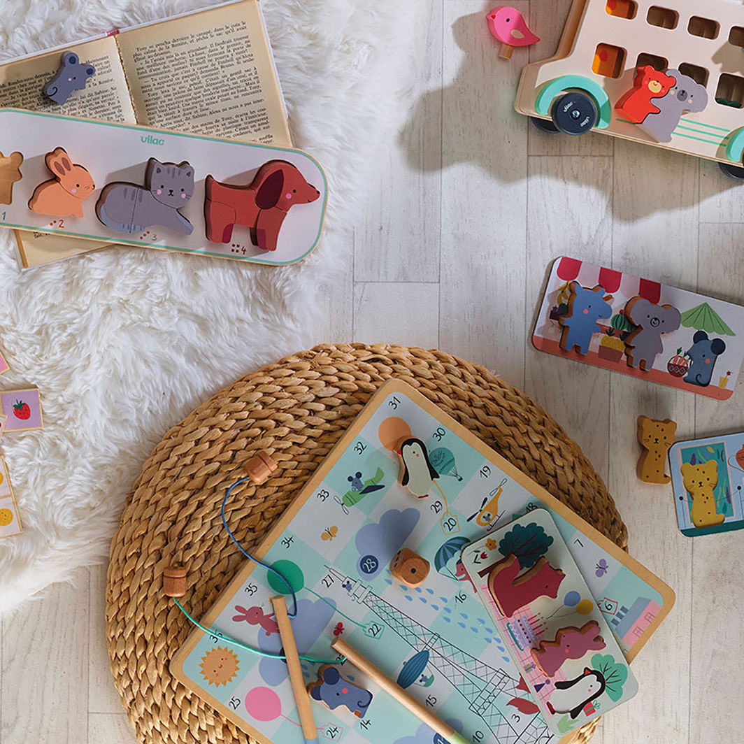 Vilac 4 spill for de minste