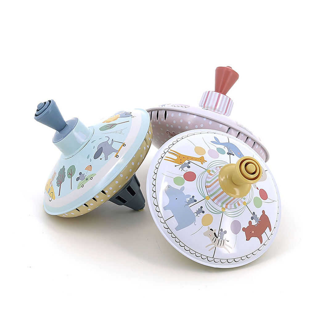 Vilac, Snurretopp i metall – ass. farger