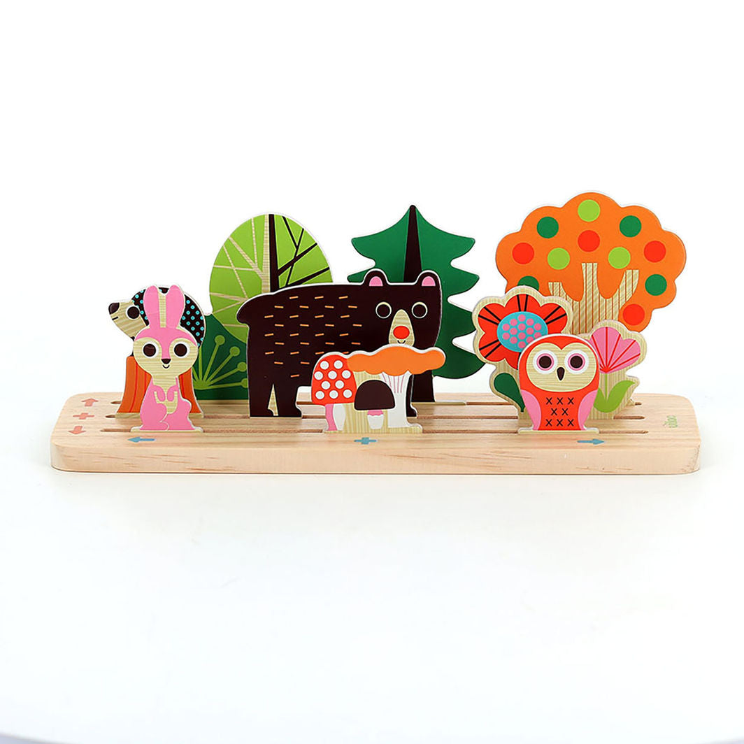 Vilac kombinasjonsspill, Oussassplass hjernetrening – Skogen