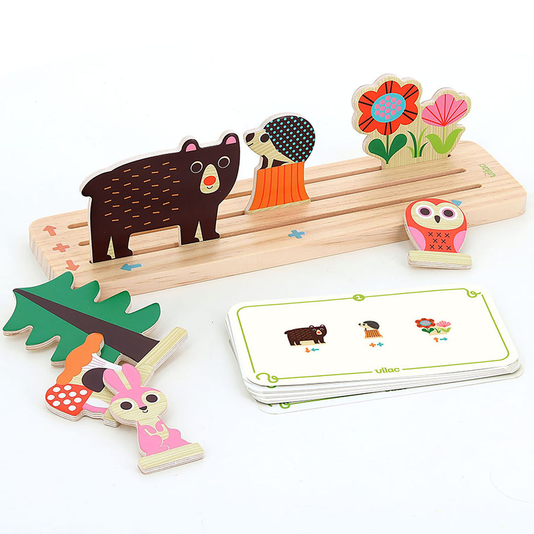 Vilac kombinasjonsspill, Oussassplass hjernetrening – Skogen