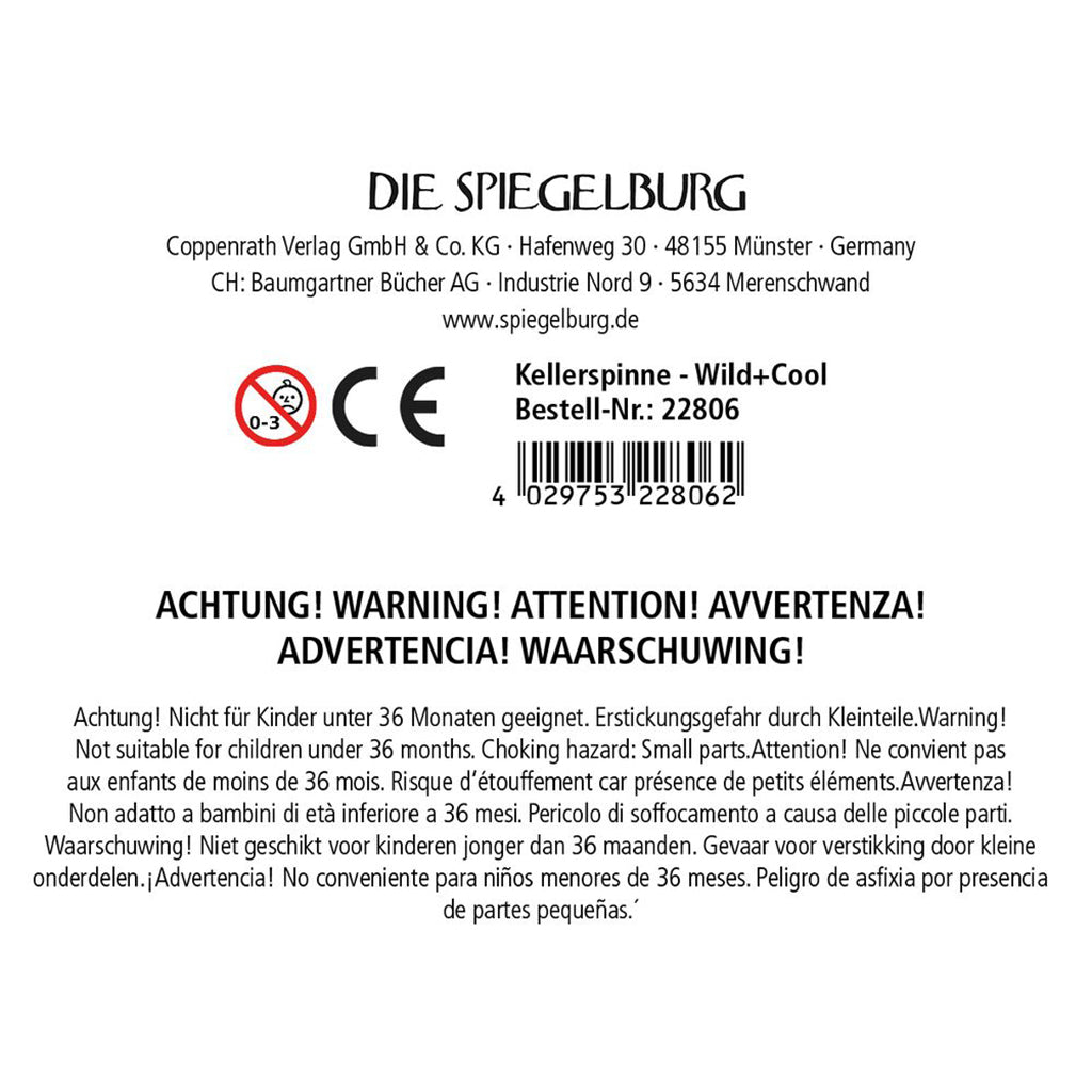 Wild+ cool, Kjelleredderkopp - XXL