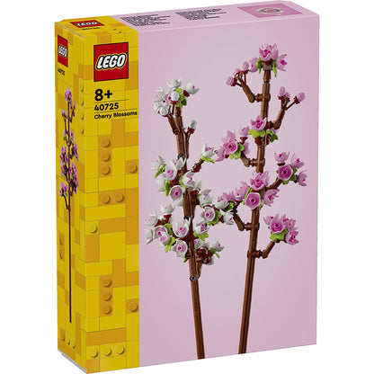LEGO LEL Flowers Kirsebærblomster æske med pink og gule farver