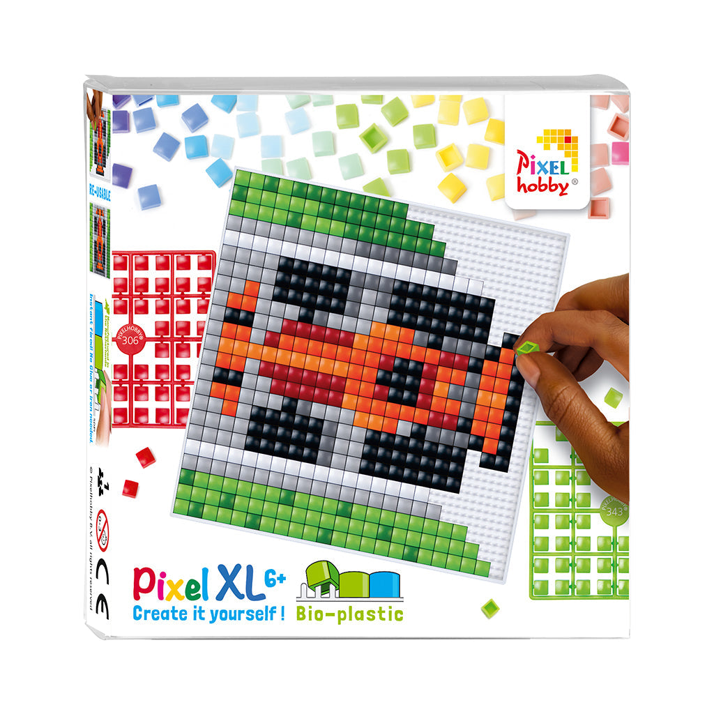 Pixel mosaic, XL mosaic perler, basissett – Racerbil