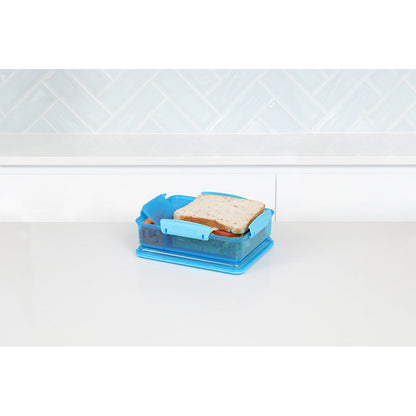 Sistema Snack Attack Duo lunsjboks 975 ml, blå