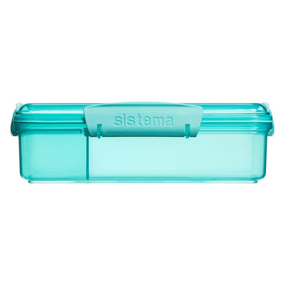 Sistema Snack Attack Duo lunsjboks 975 ml, Teal
